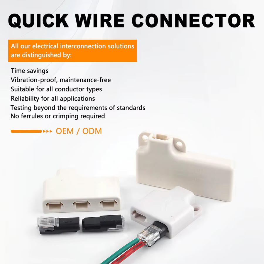 DIY GO Kabelverbinder-Set Splitterbox mit Steckverbinder für LED-Streifen und Audio-Systeme, Farbe: Weiß - Bild 1