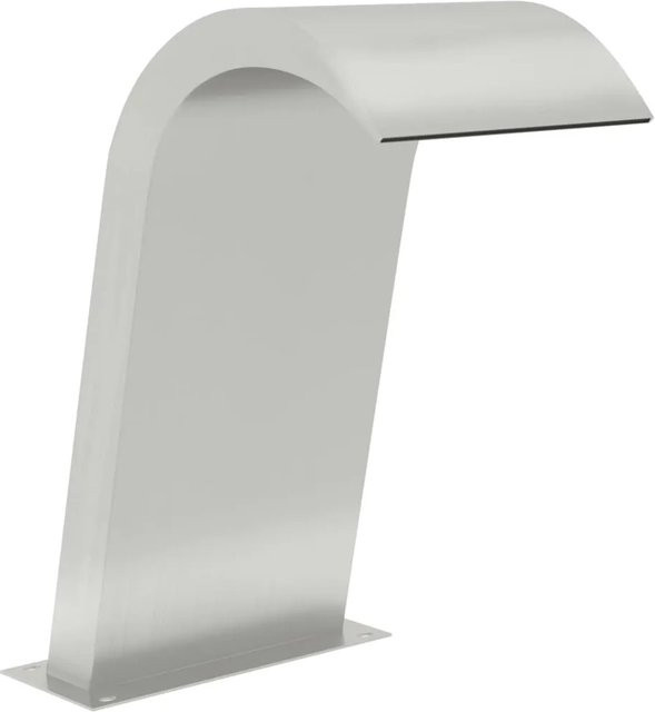 vidaXL Pool-Wasserfall aus Edelstahl 304 in Silber, B/T/H: 50 x 30 x 60 cm - Bild 1
