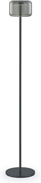 Knapstein Sora-S LED-Stehleuchte in Schwarz mit Tunable White (2200K - 3000K), dimmbar, Up-Down-Lichtfunktion - Bild 1