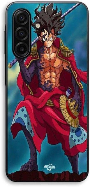 Samsung Galaxy A17 Maniacase Hülle One Piece Ruffy Gear 5 Schwarz - Bild 1