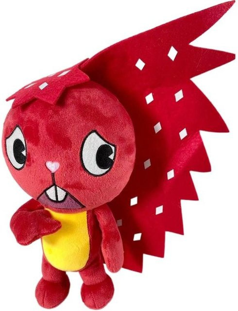 Yiran toy Happy Tree Friends Soldat Fliqpy, Plüschtier, 28cm, ab 14 Jahren - Bild 1