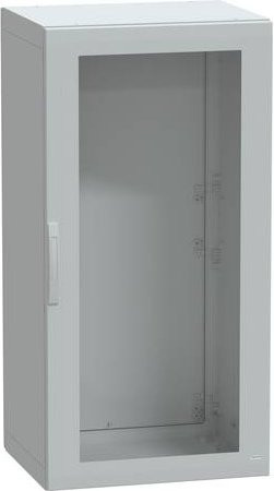 Schneider Electric Polyestergehäuse PLA bodenstehend, IP65, transparente Tür, grau, B: 150 cm, T: 75 cm, H: 62 cm - Bild 1