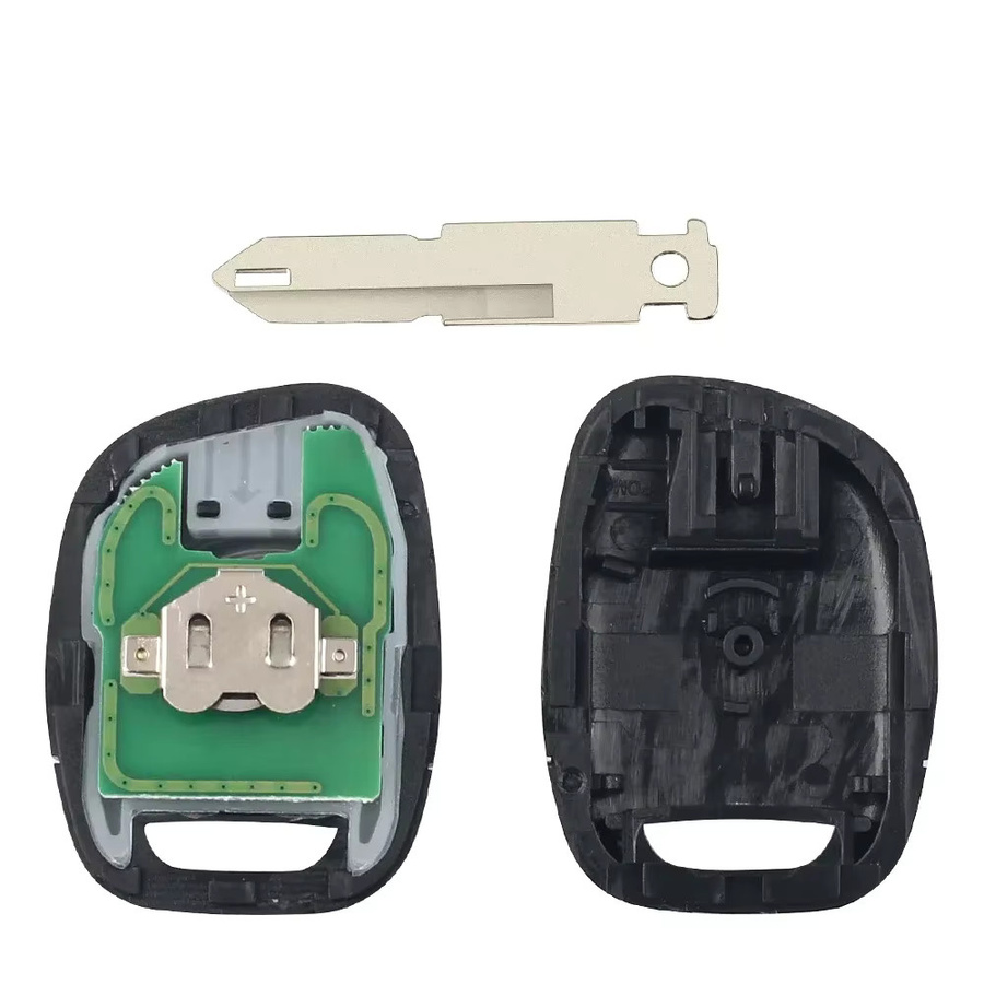 KEYYOU Auto Fernbedienung Schlüssel mit Batterie für Renault Master Kangoo Clio Twingo NE72 Klinge PCF7946 Chip 433MHz in Schwarz - Bild 3
