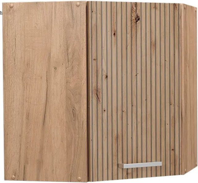 Vicco Eckhängeschrank R-Line Küchen-Eckschrank Artisan-Eiche/Goldkraft Eiche, Breite: 57 cm, Höhe: 60 cm, Tiefe: 34,1 cm - Bild 1