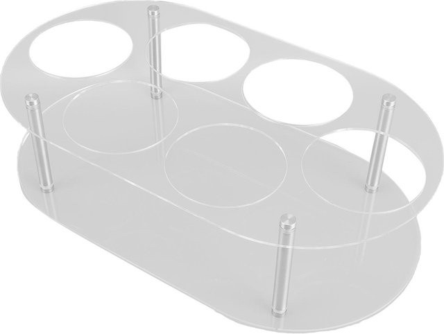 OutsideWorld Wasserflaschen-Organizer aus Acryl in Transparent, passend für Stanley Cup, stabiles Aufbewahrungsregal für die Küchenarbeitsplatte - Bild 1