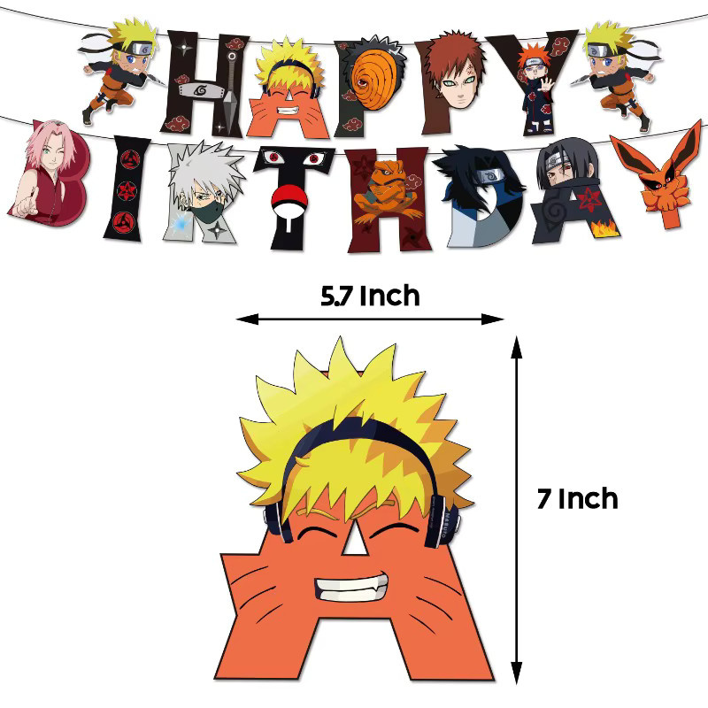 Naruto Uzumaki Folienballons, Partydekoration - Bild 2