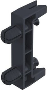 Hettich AVANTECH ZUBEHOER AVT YOU FB Stabi. Schl.schr.H251 SE21527 in Stahl und Schwarz - Bild 1