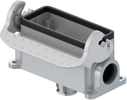 Wieland Electric Gehäuseunterteil 71.333.1635.0 in Grau aus Aluminium - Bild 1