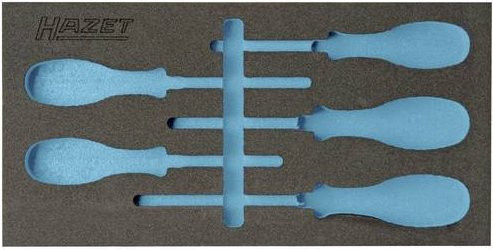 Hazet 2K-Weichschaum-Einlage 163-264L in Blau, B: 17,2 cm, L: 34,2 cm - Bild 1
