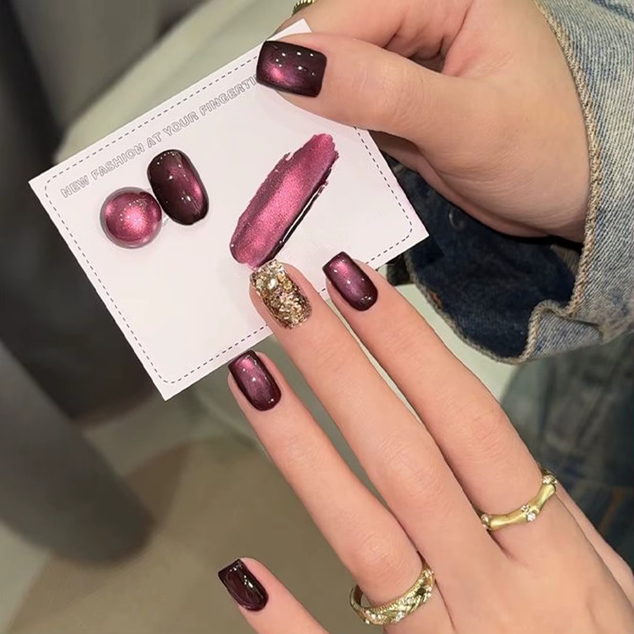 MIANEL Gel-Nagellack, Lila, Schimmernd - Bild 5