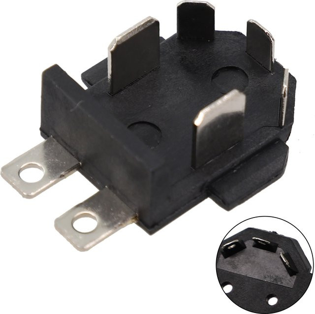 Batterieanschluss-Adapter für 12V Li-Ionen-Batterien, Ersatz-Klemmenblock in Schwarz - Bild 1