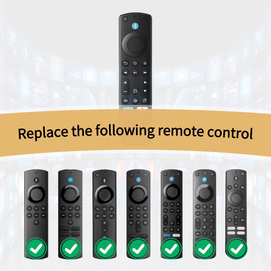 Amazon Sprachfernbedienung für Smart TV Cube (1., 2. und 3. Generation) und Smart TV Stick in Schwarz - Bild 3
