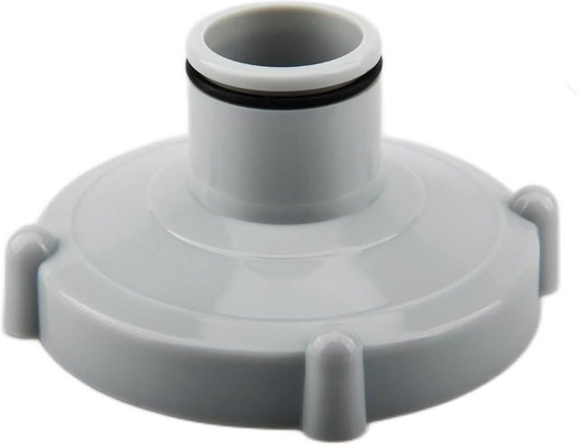 Intex Poolschlauchadapter für Filtration und Reinigung, 80 mm auf 32 mm, grau - Bild 1