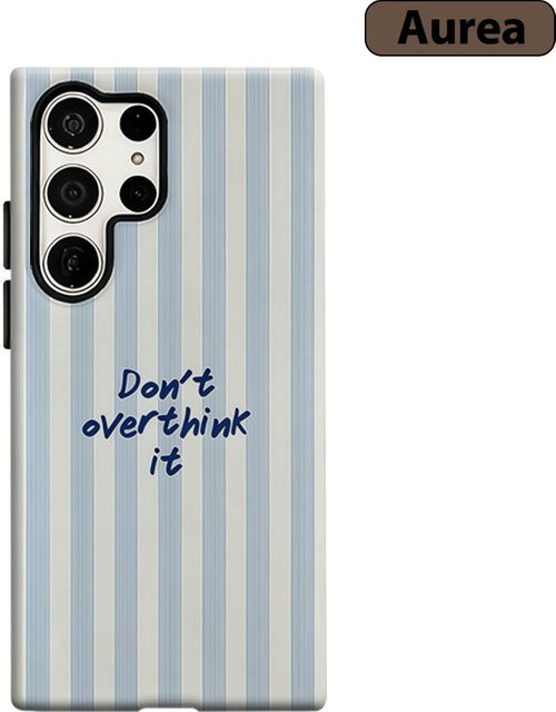 Stoßfeste Doppelschicht Handyhülle Küstenstreifen für Samsung Galaxy S25 Ultra, S24 und S23 Ultra Plus in Blau - Bild 1