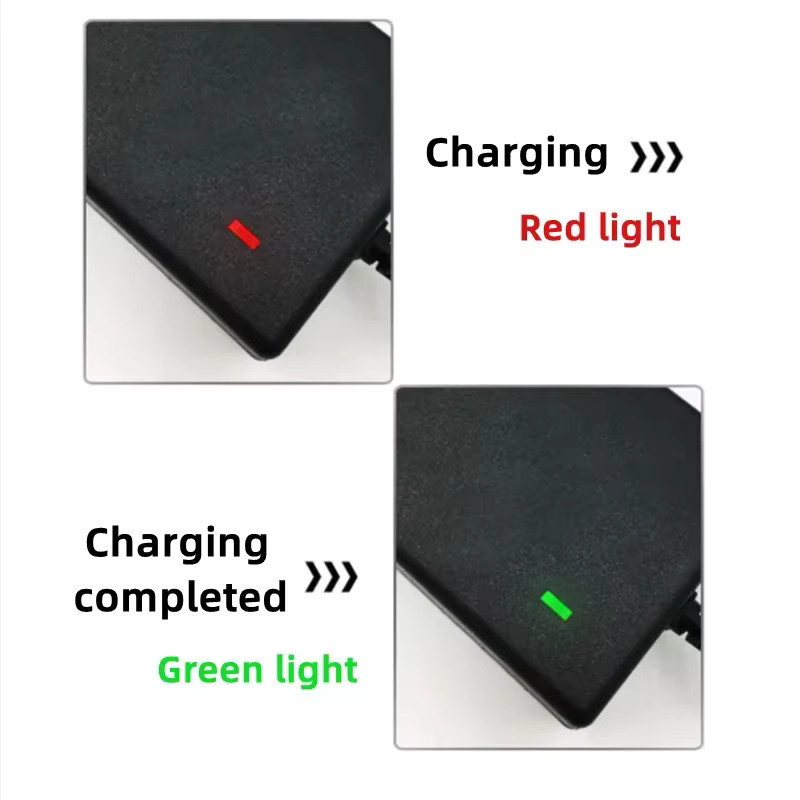 Lithium-Ionen-Ladegerät 54,6 V 2A für 48V 13s Skateboard und Balance-Fahrzeuge, Schwarz, mit Barrel-Stecker - Bild 3