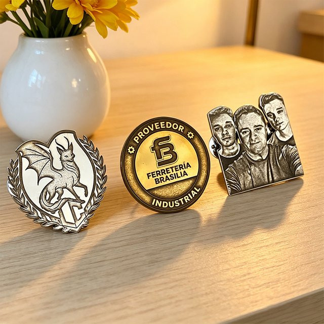Edelstahl-Pins, personalisierbar, Unisex - Bild 1