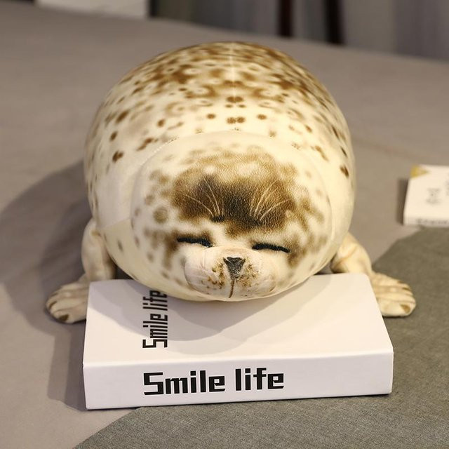 Kidsly Kawaii Blob Seal Robben-Plüschtier, Stofftier, ab 3 Jahren - Bild 1