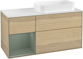 V&B Waschtischunterschrank Finion in Offen Ocean, lackiert, Breite: 120 cm, Tiefe: 50,1 cm, Höhe: 50,1 cm - Bild 1