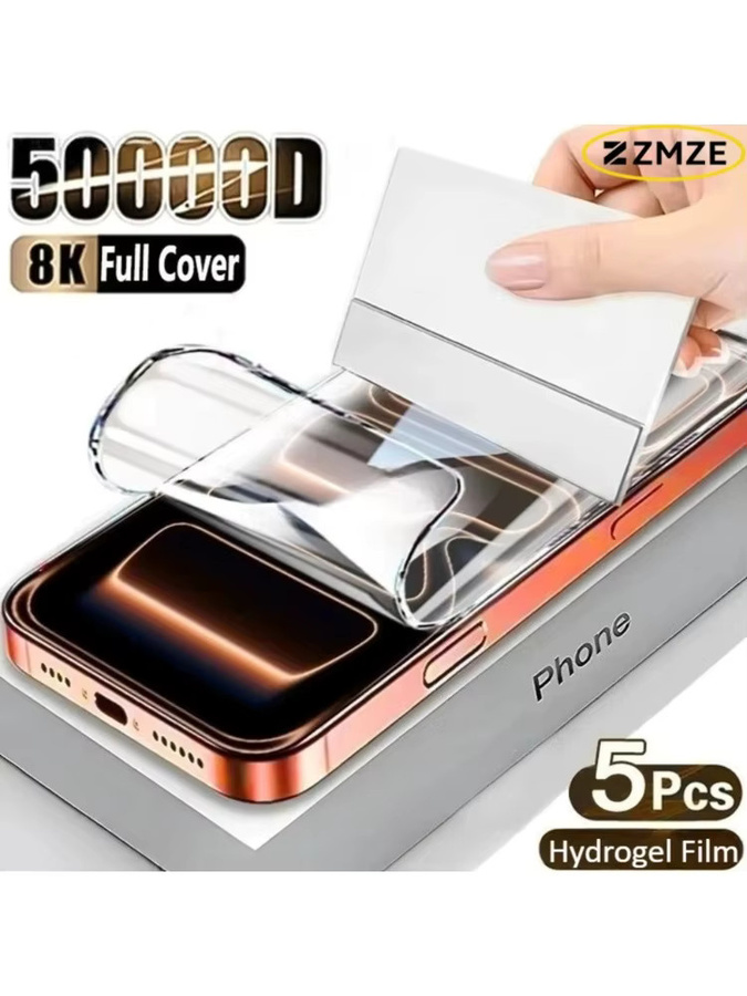 SnakeGlass Hydrogel Displayschutzfolie für iPhone 11 bis iPhone 17 Pro Max, transparente Schutzfolie mit glatter Textur und HD-Qualität - Bild 5