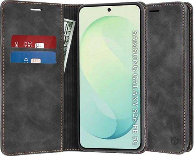 Techsuit Confy Schutzhülle für Samsung Galaxy S26 FE und S25 FE in Schwarz - Bild 1