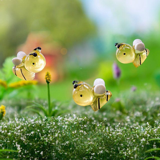 Niedliche Bienen Figuren als Dekoration für dein Zuhause, 10 Stück - Bild 1