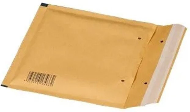 PROREGAL Luftpolstertaschen für CDs in Braun mit Haftklebung und Abdeckstreifen, L x B: 17,5 x 16,5 cm - Bild 1