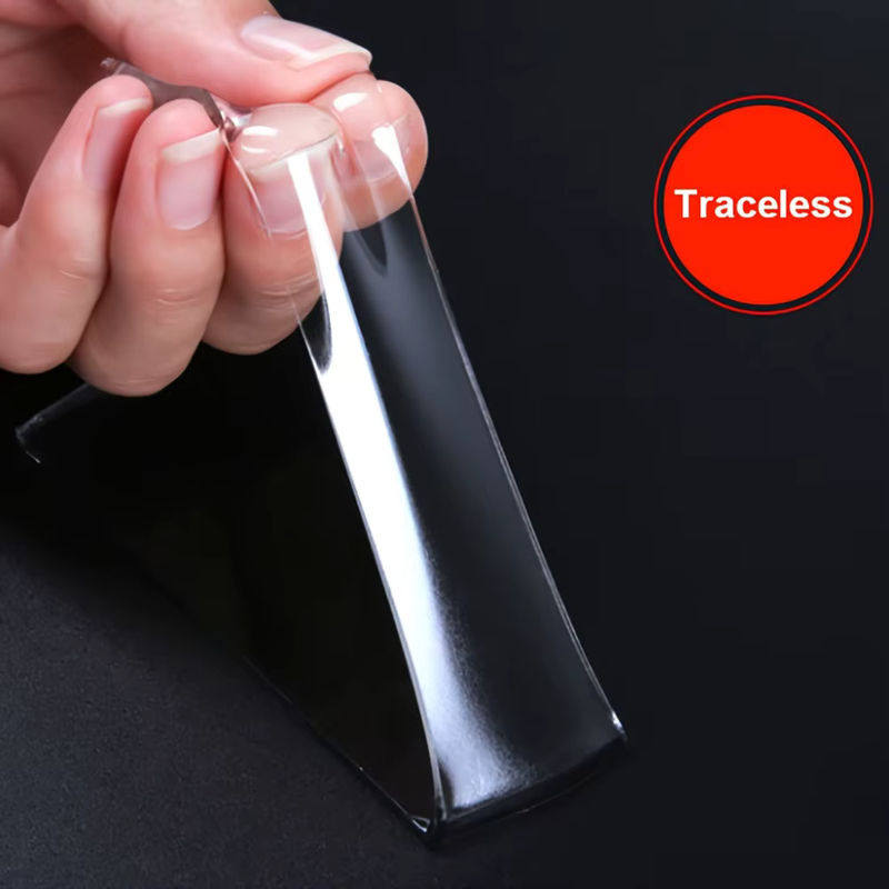 Doppelseitiges Nano-Klebeband transparent wasserdicht für Küche und Bad Breite: 2 cm - Bild 6