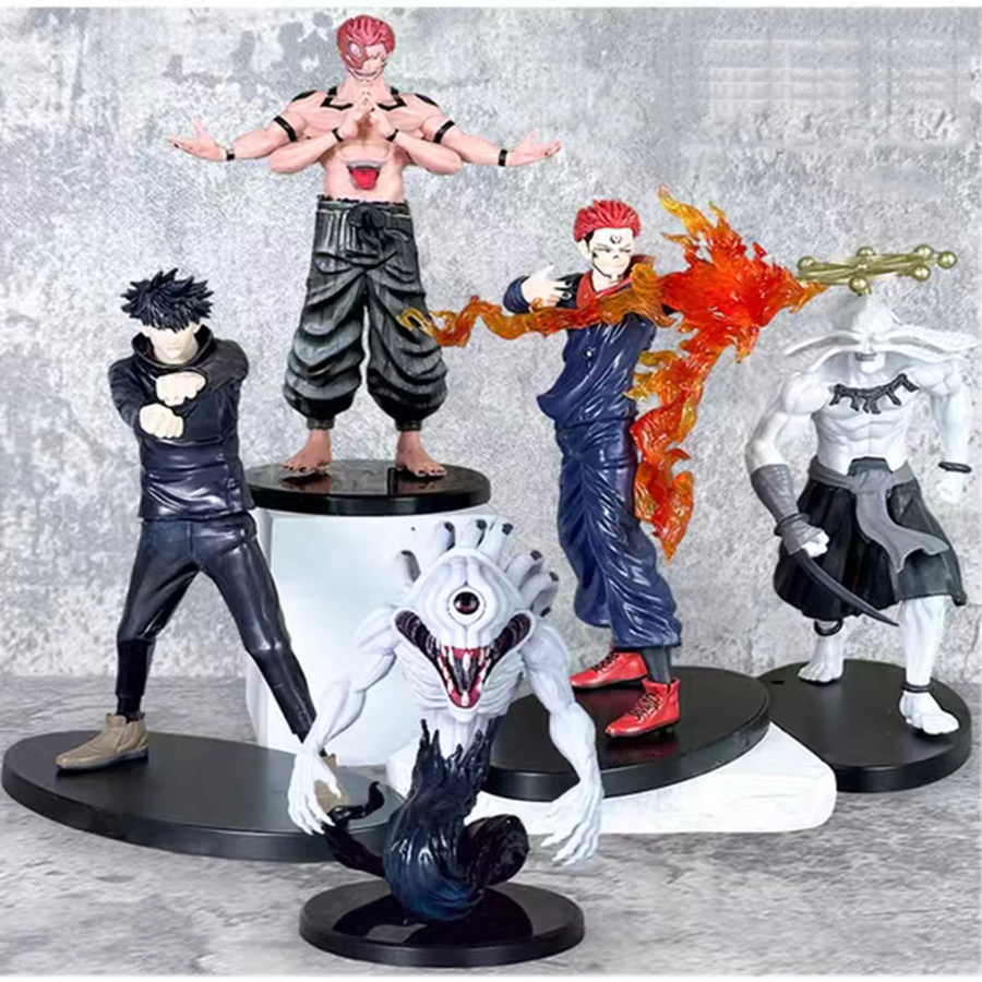 Bandai Jujutsu Kaisen, 6-teiliges Set, Figurenmodelle, PVC-Modellpuppen - Bild 2