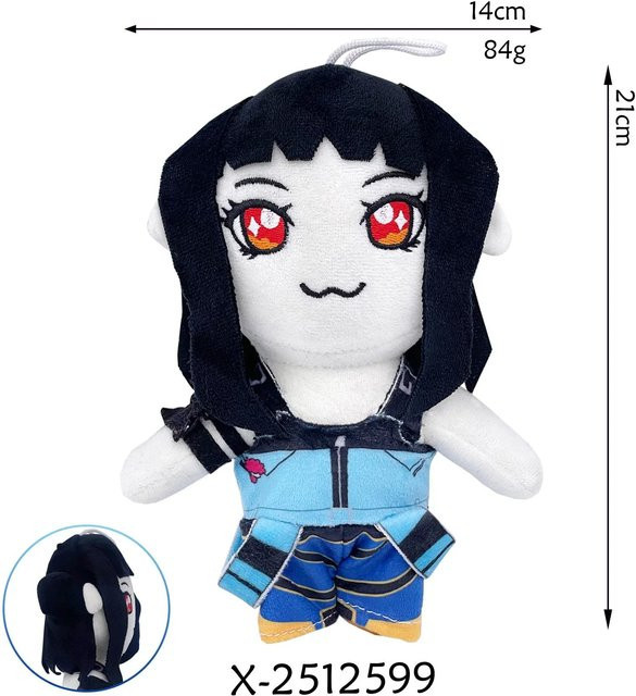 Discover Intime Anime Kpop Dämonenjäger Plüsch, 10-teiliges Set, Lila, ab 14 Jahren - Bild 1