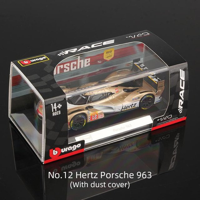 Bburago Porsche 963 Rennwagenmodell, 1:43, Metall, ab 14 Jahren - Bild 1