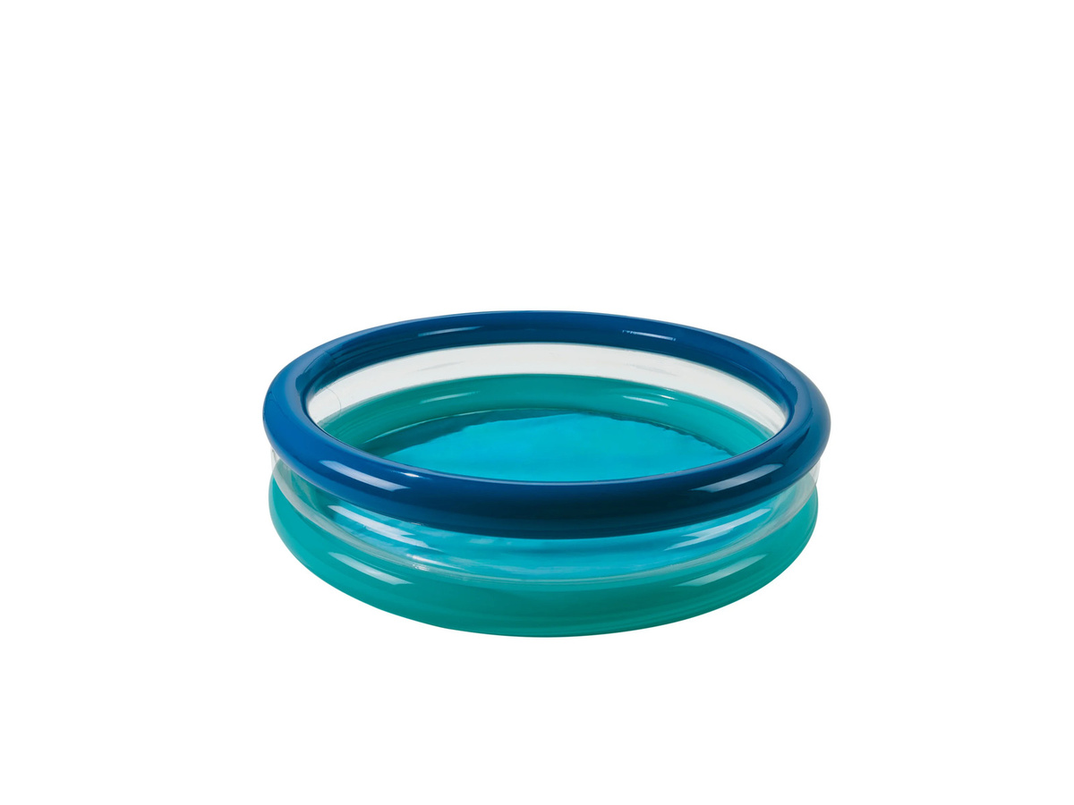 CRIVIT Kinder-Planschbecken rund, aufblasbar, blau mit Ablassventil - Bild 2