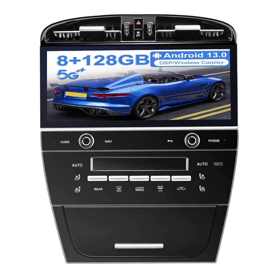MOOKAKA Android 15.0 Autoradio für Porsche Cayenne 2002 - 2009 mit 12,3 Zoll Touchscreen, 8GB RAM, 128GB Speicher, GPS und Navigation in Schwarz - Bild 7