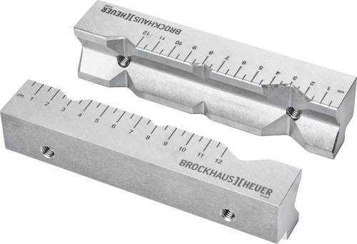 Brockhaus Heuer AP Schraubstockbacken 116121 aus Aluminium in Silber, Backenbreite: 12 cm - Bild 1