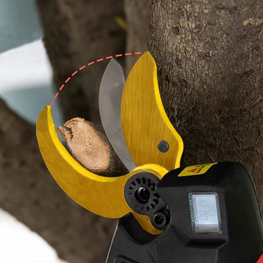 Ninth World Elektrische Gartenschere mit scharfem Schneidmesser-Zubehör 3.0/4.0 zum Beschneiden von Ästen, Bäumen, Bonsai und Obstbäumen - Bild 3