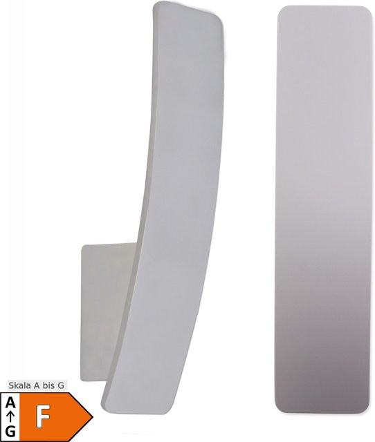 Näve LED Wandleuchte Stan Silber aus Metall - Bild 1