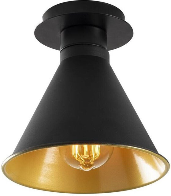 Opviq Deckenleuchte Berceste aus Metall in Schwarz, E27, B/H/T: 20 x 24 x 20 cm - Bild 1