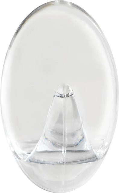 Wenko Maxihaken Transparent 2er-Set aus Kunststoff mit Klebefläche - Bild 1