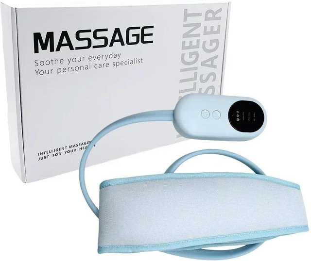 Binchi Health Technology Elektrisches Airbag Kopfmassagegerät, Blau, Unisex - Bild 1