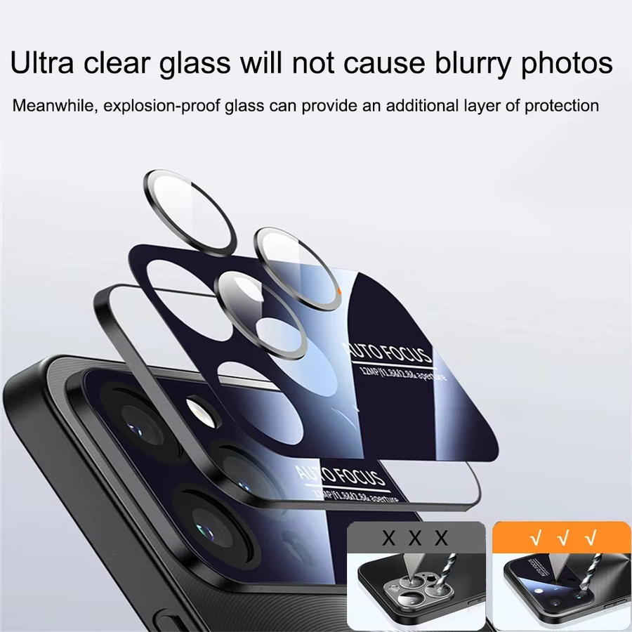 Luxuriöse Silikon-Schutzhülle mit Metall-Rückplatte und Aurora-Textur für Apple iPhone 15 14 Plus 13 Pro Max 12 11 in Schwarz und Multicolour - Bild 3
