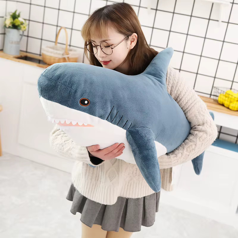 Hot Huggable Shark Plüschtier, Blau - Bild 2