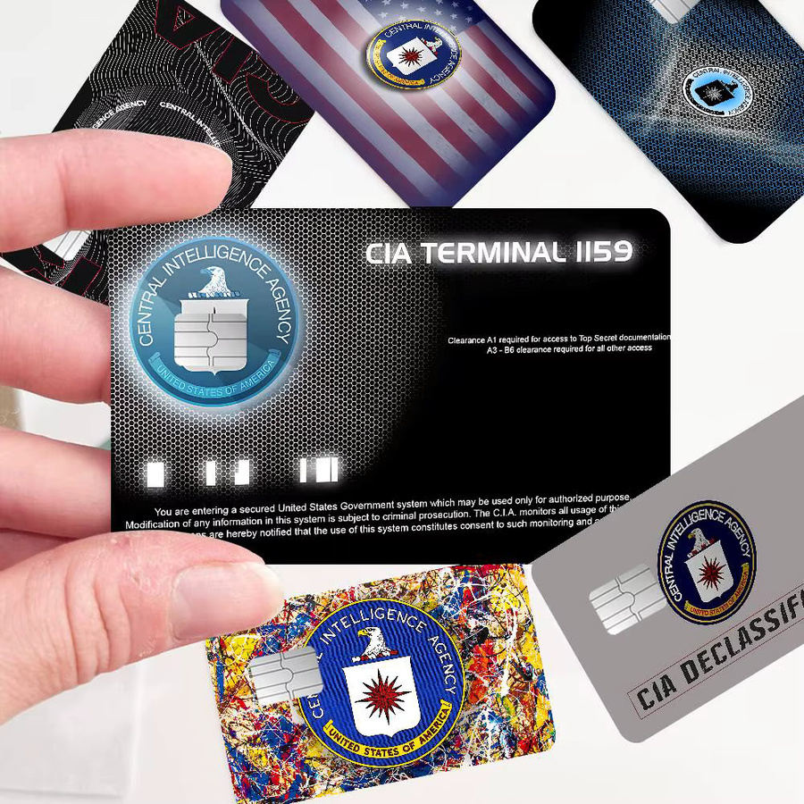 C-CIA Kreditkarten-Skin Aufkleber für VISA und Transportkarten, wasserfester und kratzfester Aufkleber für Frauen und Männer - Bild 5