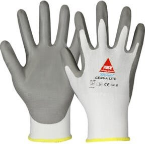 Hase Schnittschutzhandschuhe Genua Blue aus Dyneema in Größe 10, Blau/Grau - Bild 1