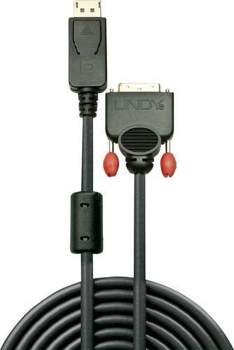 Lindy DisplayPort auf DVI Adapterkabel Schwarz 2,00 m für Full HD - Bild 1