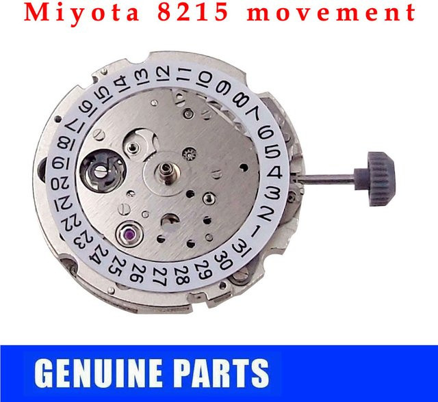 Miyota Ersatz-Uhrenwerk, Automatik, Weiß, Rubin - Bild 1