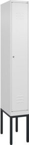 C+P Spind Classic PLUS Garderobenschrank mit 1 Abteil und Zylinderschloss, H x B x T: 212 x 30 x 50 cm - Bild 1