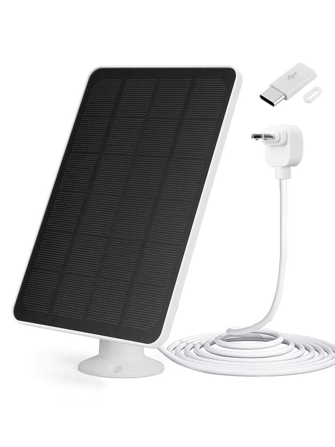 Arlo Solarpanel IP65 Wasserdicht mit 360 Grad verstellbarer Wandhalterung für Arlo Essential Spotlight und XL Spotlight Kameras (4W/6W) - Bild 7