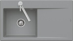 Villeroy & Boch Subway Style 50 Flat Spülbecken bündig rechts, Chromite Grey, Breite: 50 cm - Bild 1