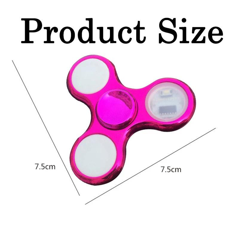 XDR Leuchtender LED Fidget Spinner Hand Kreisel Spielzeug - Bild 2