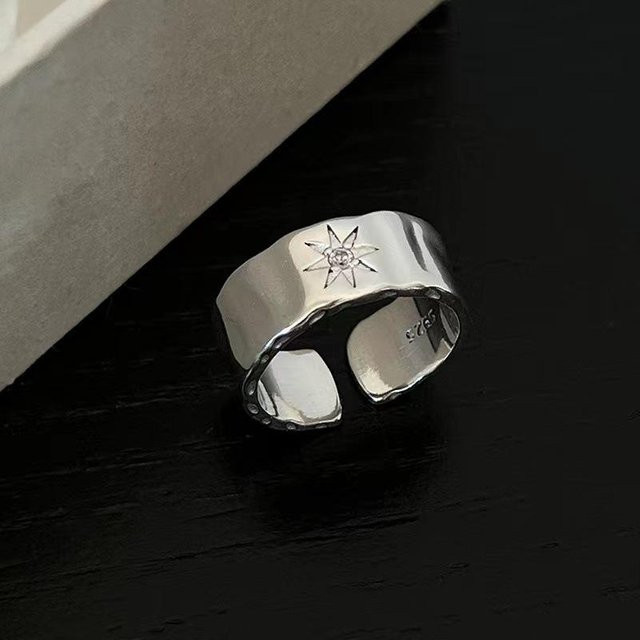 Global Finds Ring, Zirkonia, Kupfer, Schwarz, Unisex - Bild 1