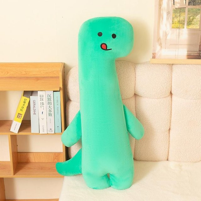 Yiran toy Dinosaurier-Kissen Plüschtier, Grün, 100cm - Bild 1
